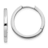 Gold Circle Hinged Hoop Earrings