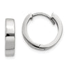 Gold Circle Hinged Hoop Earrings