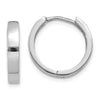 Gold Circle Hinged Hoop Earrings