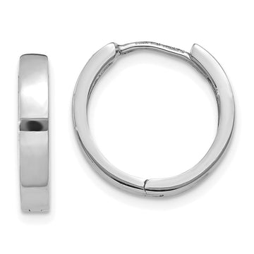 Gold Circle Hinged Hoop Earrings