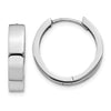 Gold Circle Hinged Hoop Earrings