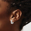 Gold Hinged Hoop Earrings