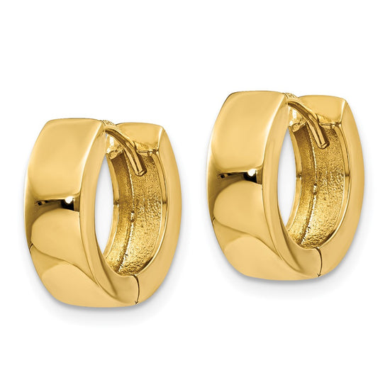 Gold Hinged Hoop Earrings