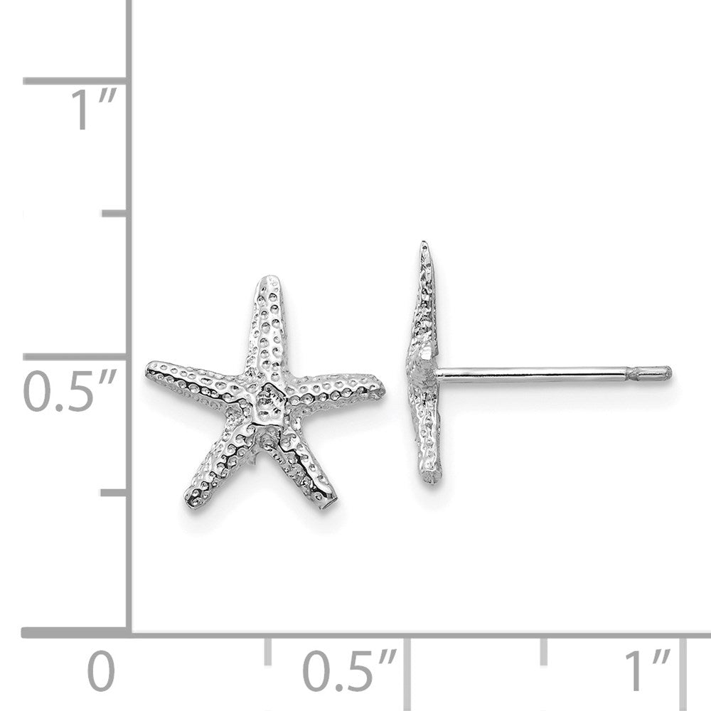 Gold Starfish Post Earrings