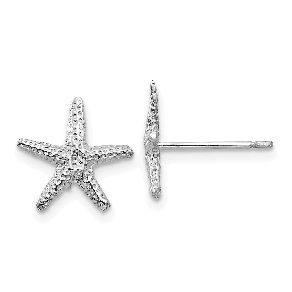 Gold Starfish Post Earrings