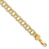Gold Triple Link Charm Bracelets