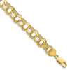 Gold Triple Link Charm Bracelets