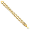 Gold Triple Link Charm Bracelets