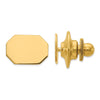 14K Mens Rectangular Octagon Tie Tac