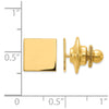 14K Mens Square Tie Tac