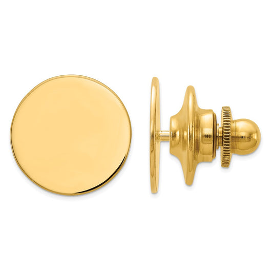 14K Mens Circular Tie Tac