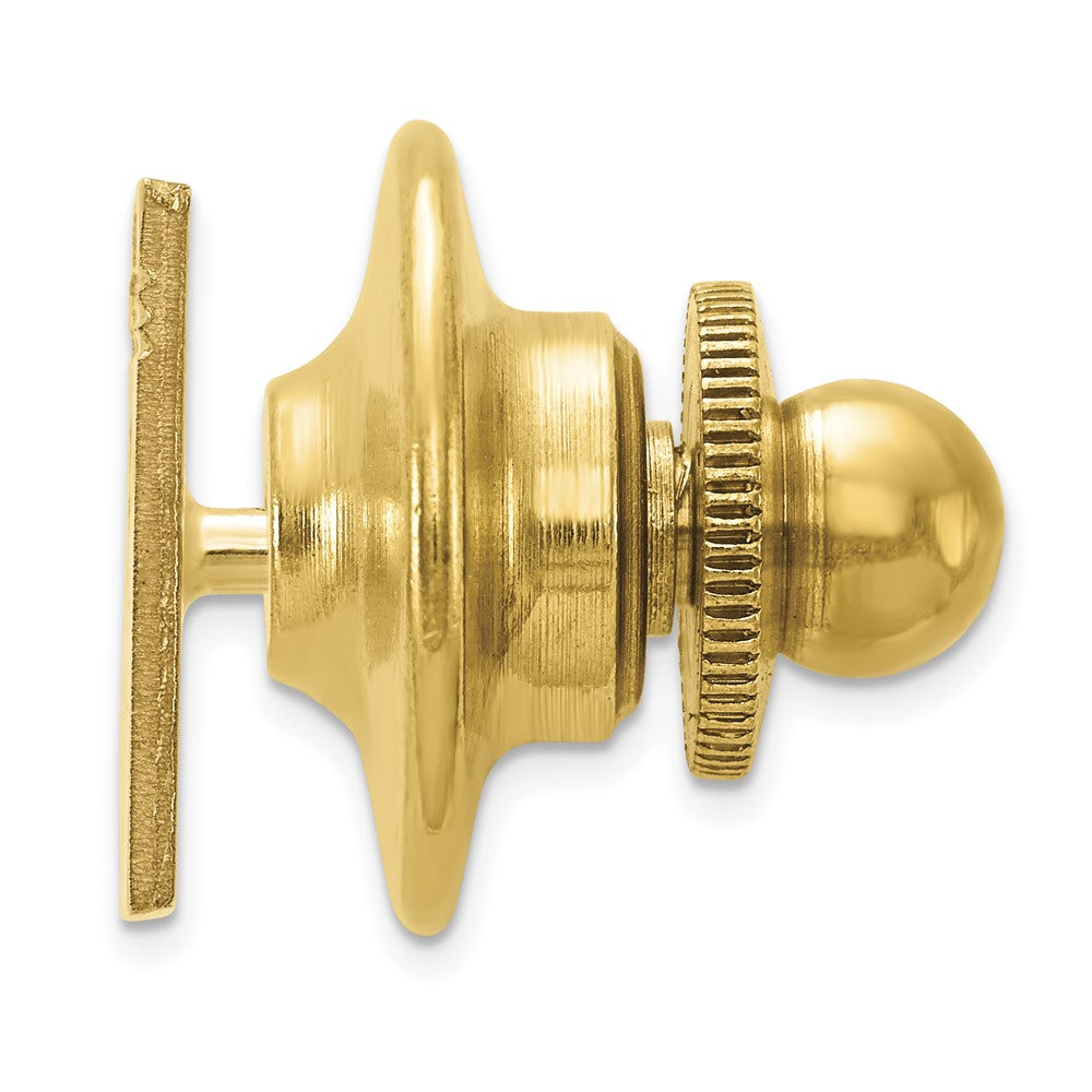 Gold Square with Line Design Tie Tac