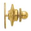 Gold Round with Lines Tie Tac