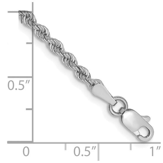 Gold (10K & 14K) Regular Rope Chains — 2.5 mm