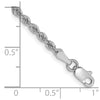 Gold (10K & 14K) Regular Rope Chains — 2.5 mm