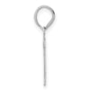 14kw Polished Number 11 Pendant