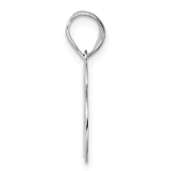 14kw Polished Number 16 Pendant