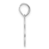 14kw Polished Number 16 Pendant