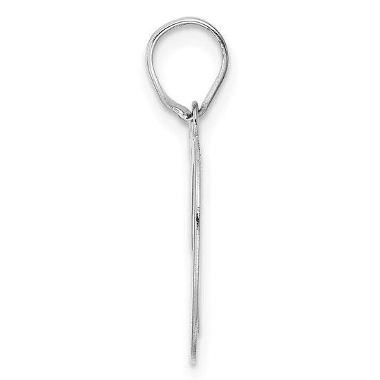 14kw Polished Number 19 Pendant
