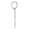 14kw Polished Number 19 Pendant