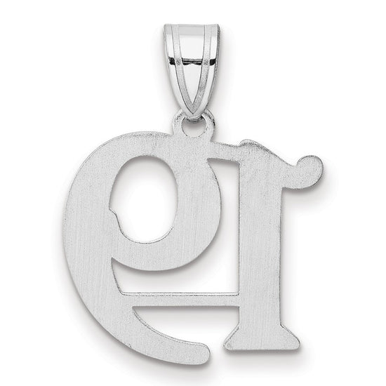 14kw Polished Number 19 Pendant