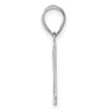 14kw Polished Number 21 Pendant