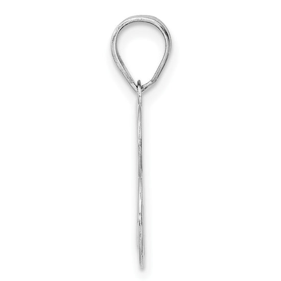 14kw Polished Number 23 Pendant