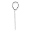 14kw Polished Number 33 Pendant