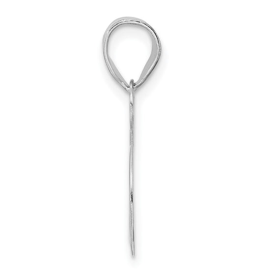 14kw Polished Number 35 Pendant