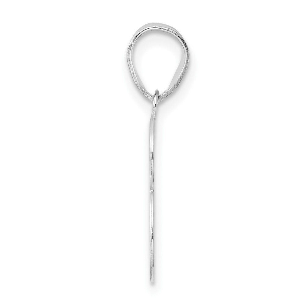 14kw Polished Number 43 Pendant