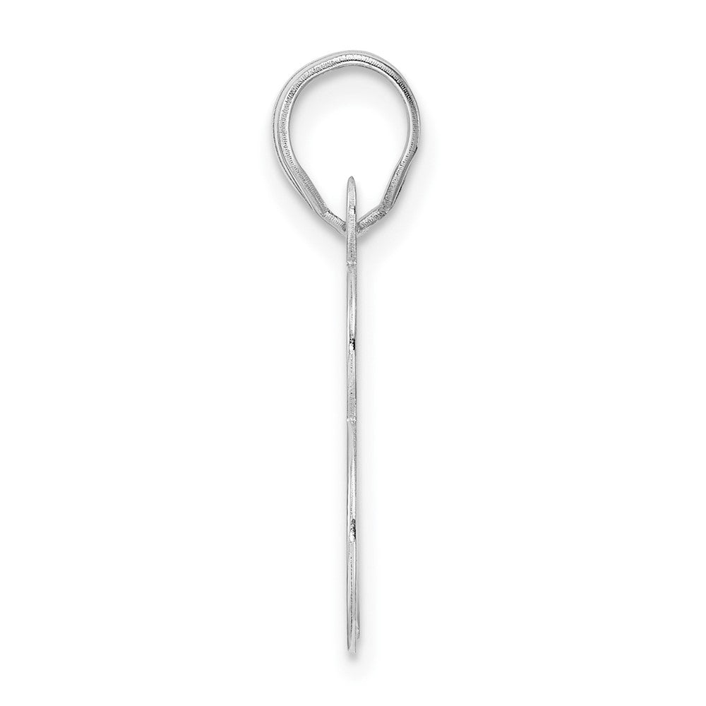 14kw Polished Number 48 Pendant