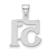 14kw Polished Number 51 Pendant