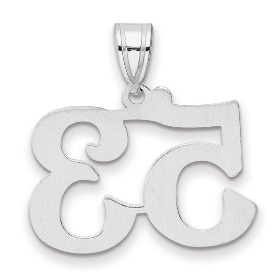 14kw Polished Number 53 Pendant