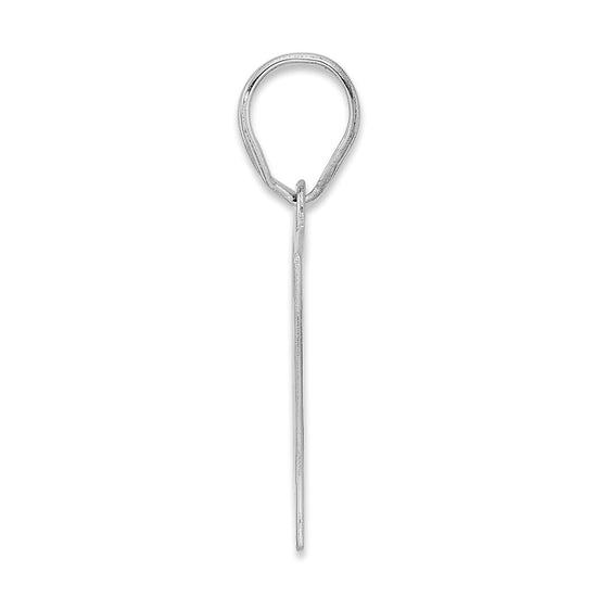 14kw Polished Number 67 Pendant