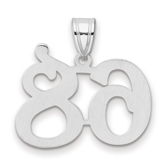 14kw Polished Number 68 Pendant