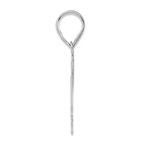 14kw Polished Number 74 Pendant