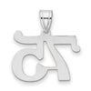 14kw Polished Number 75 Pendant
