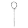 14kw Polished Number 83 Pendant