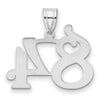 14kw Polished Number 84 Pendant