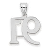 14kw Polished Number 91 Pendant