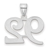 14kw Polished Number 92 Pendant