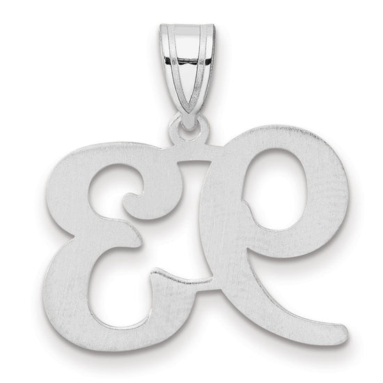 14kw Polished Number 93 Pendant