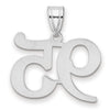 14kw Polished Number 95 Pendant