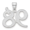 14kw Polished Number 98 Pendant