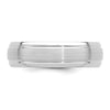 Comfort Fit Brush Satin Fancy Wedding Bands