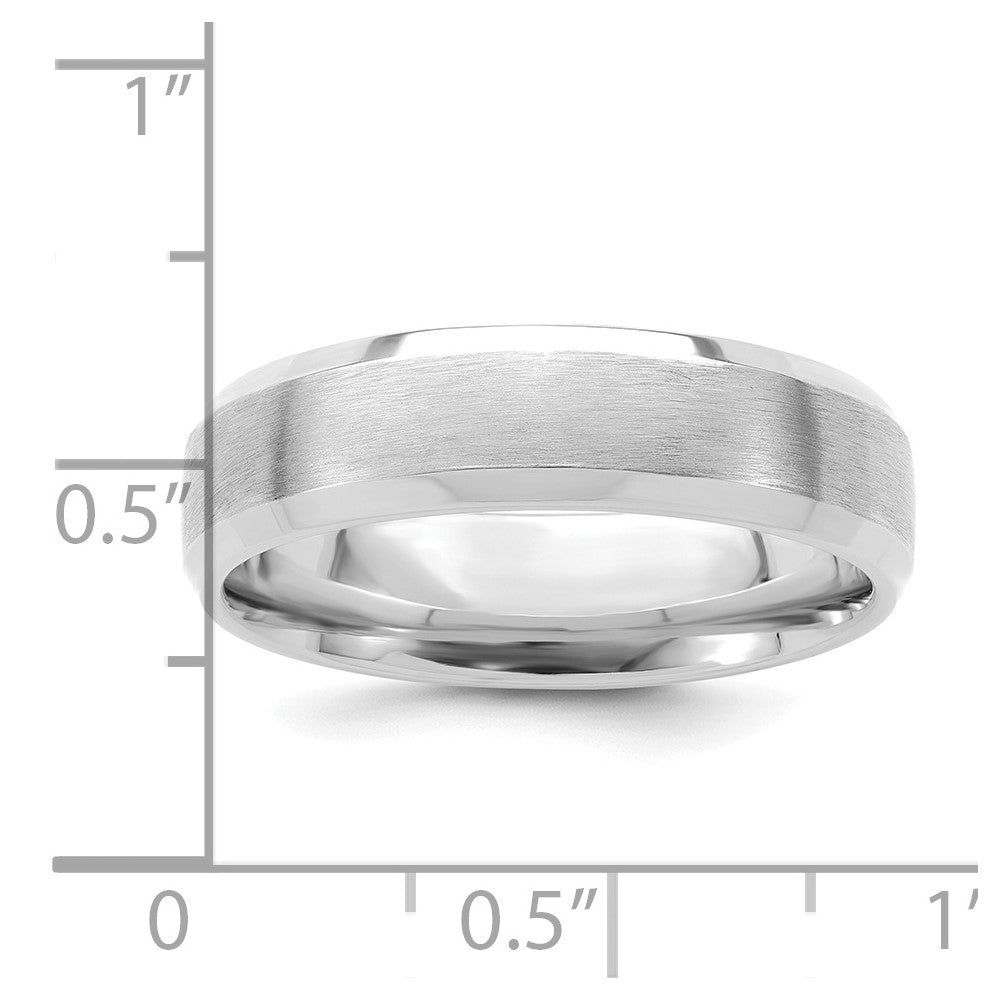 Comfort Fit Brush Satin Fancy Wedding Bands