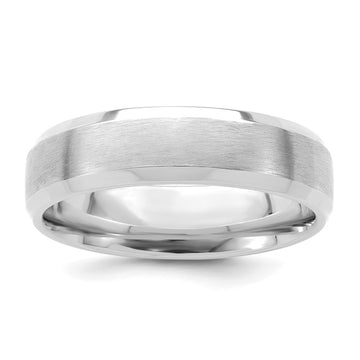 Comfort Fit Brush Satin Fancy Wedding Bands