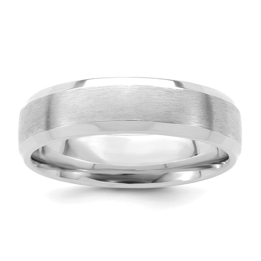 Comfort Fit Brush Satin Fancy Wedding Bands