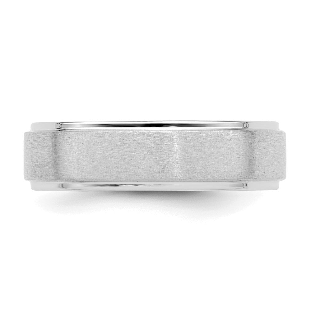 Comfort Fit Brush Satin Fancy Wedding Bands