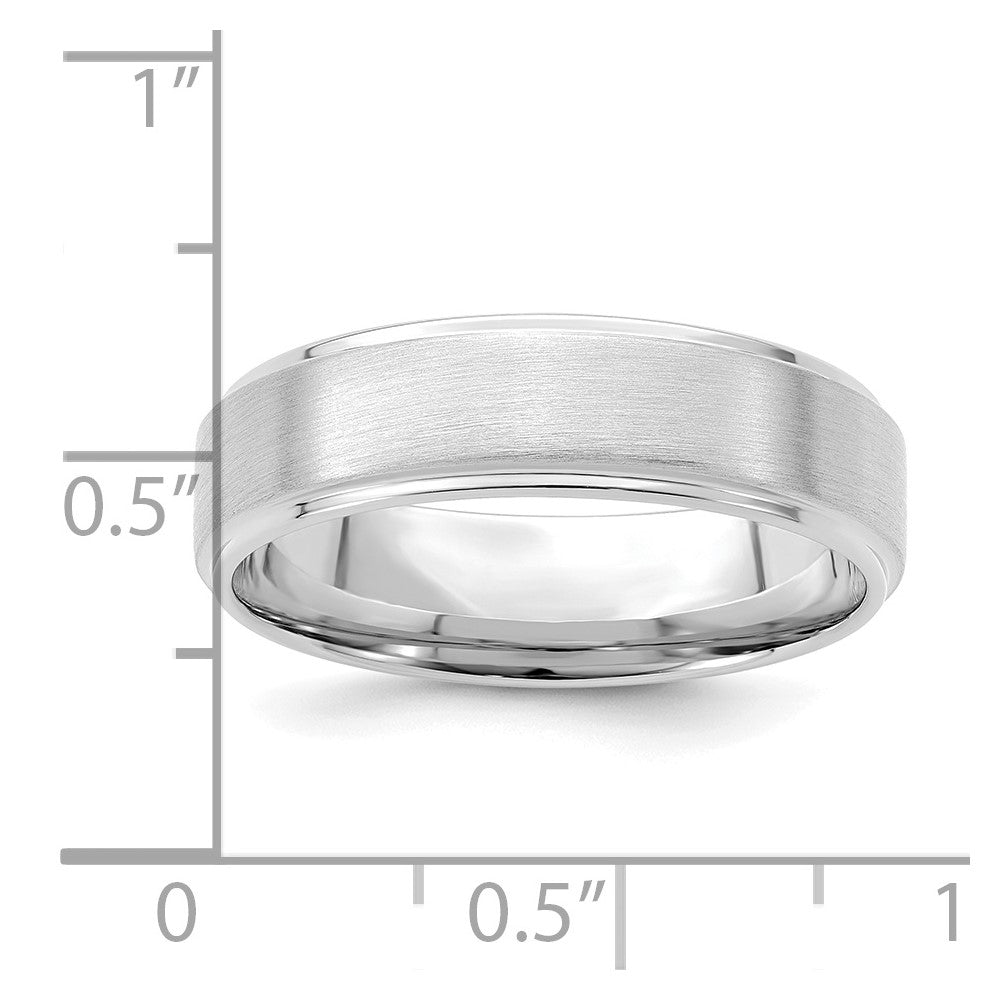 Comfort Fit Brush Satin Fancy Wedding Bands